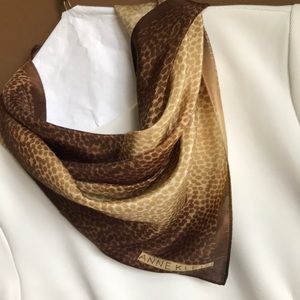 Anne Klein silk scarf